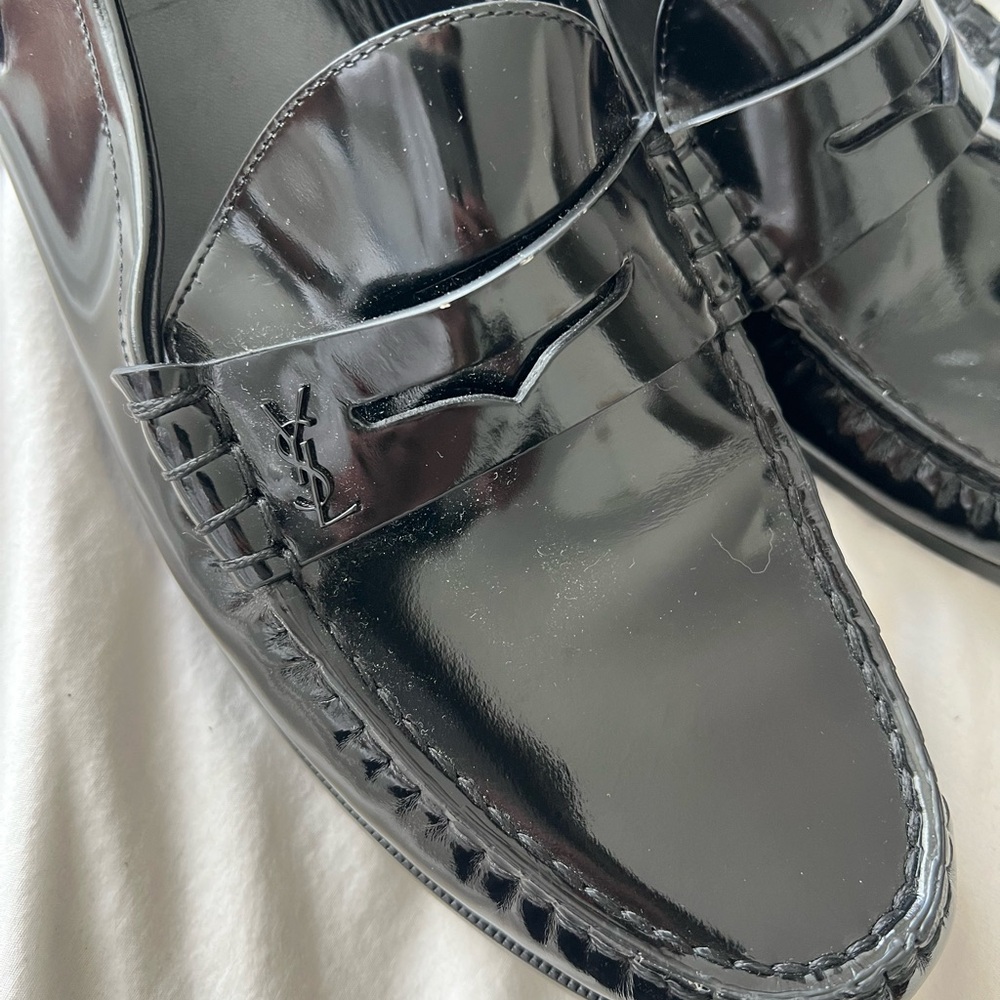 Saint Laurent Men's Black Le Loafers - Picture 6 of 7